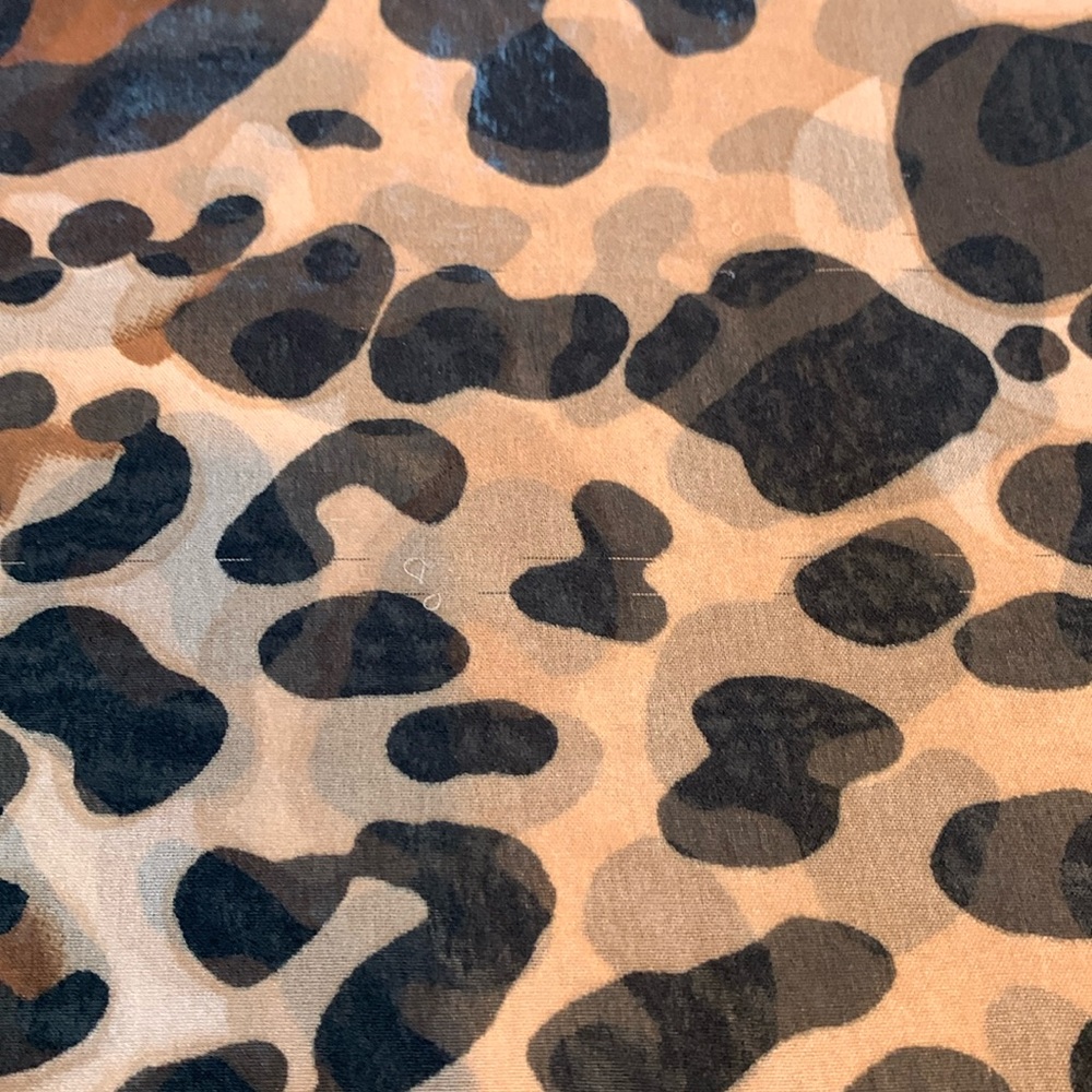 Hand Made Leopard Print Infinity Scarf - Picture 8 of 11